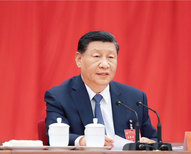 　　中國(guó)共產(chǎn)黨第二十屆中央委員會(huì)第三次全體會(huì)議，于2024年7月15日至18日在北京舉行。中央委員會(huì)總書(shū)記習(xí)近平作重要講話(huà)。 新華社記者 鞠鵬/攝